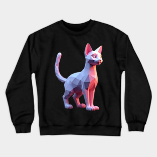 Cute Cat 3D Crewneck Sweatshirt