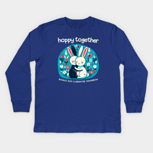 HOPPY TOGETHER Kids Long Sleeve T-Shirt