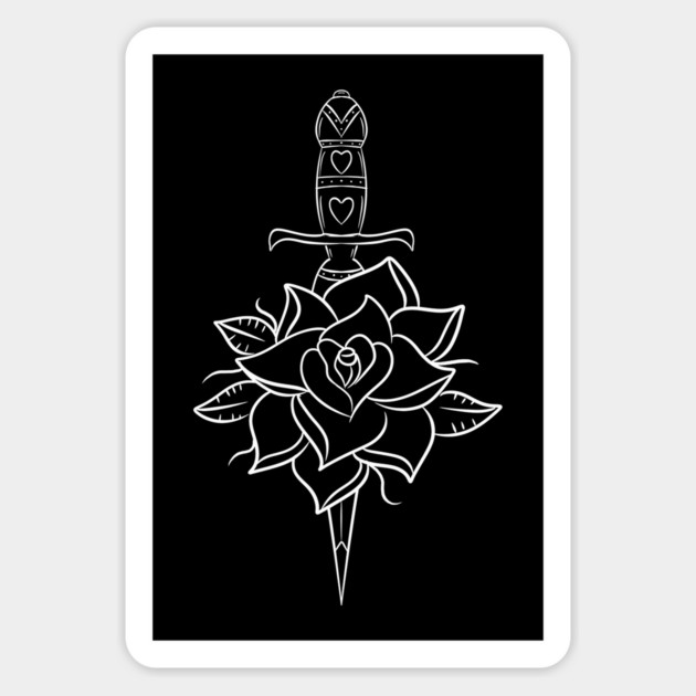 SOME ROSES HAVE BIGGER THORNS THAN OTHER ROSES Magnet by roxiqt