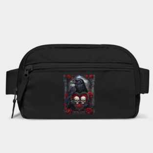 Gothic Raven: Crimson Embrace Bag