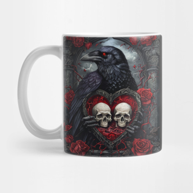 Gothic Raven: Crimson Embrace by Steve