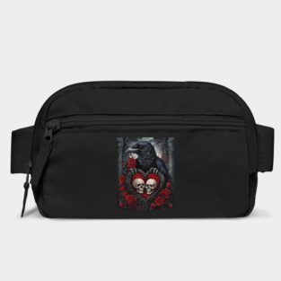Gothic Raven: Crimson Embrace Bag
