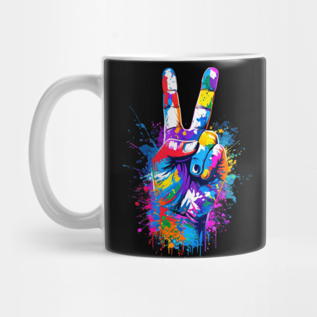 Graffiti Peace: Urban Pop Art Vibes by Steve