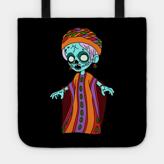 Cute Malian Zombie Tote by H. R. Sinclair