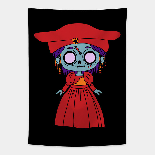 Cute Namibian Zombie Tapestry by H. R. Sinclair
