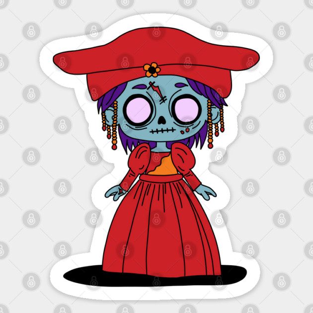 Cute Namibian Zombie Sticker by H. R. Sinclair