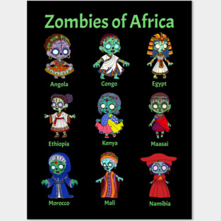 Zombies of Africa Posters and Art