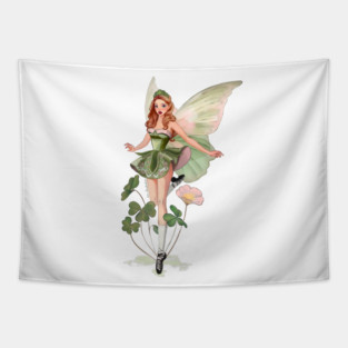 Shamrock Fairy Tapestry