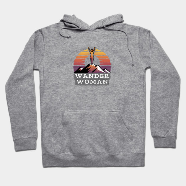 Wander Woman Hoodie by Pete the Cat Guy