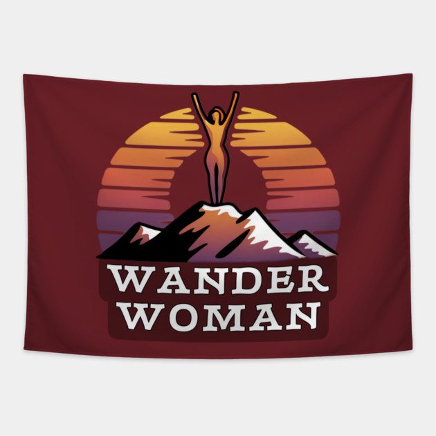 Wander Woman Tapestry by Pete the Cat Guy