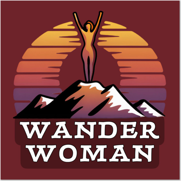 Wander Woman Wall Art by Pete the Cat Guy
