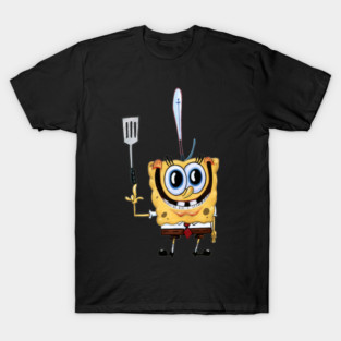 Sponge Bob sticker T-Shirt