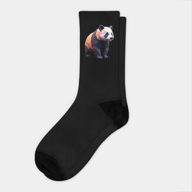 Cute Panda Bear Socks by animegirlnft