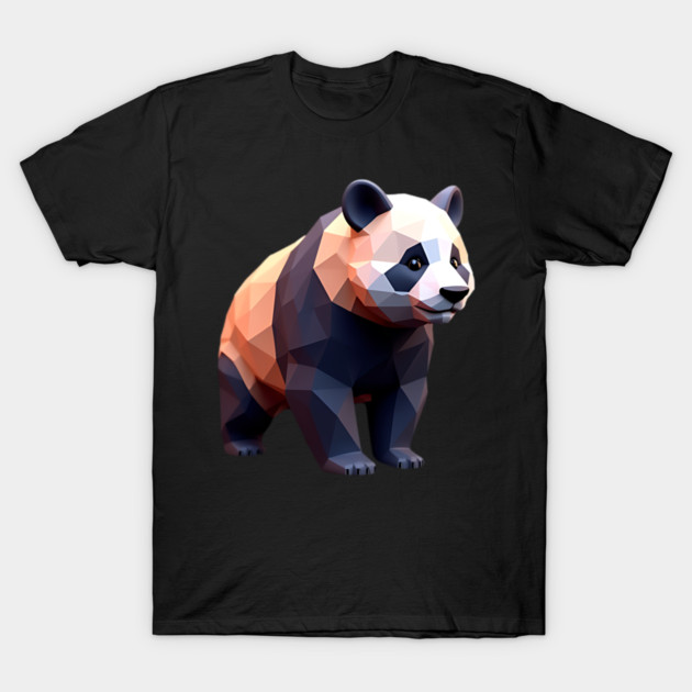 Cute Panda Bear T-Shirt by animegirlnft