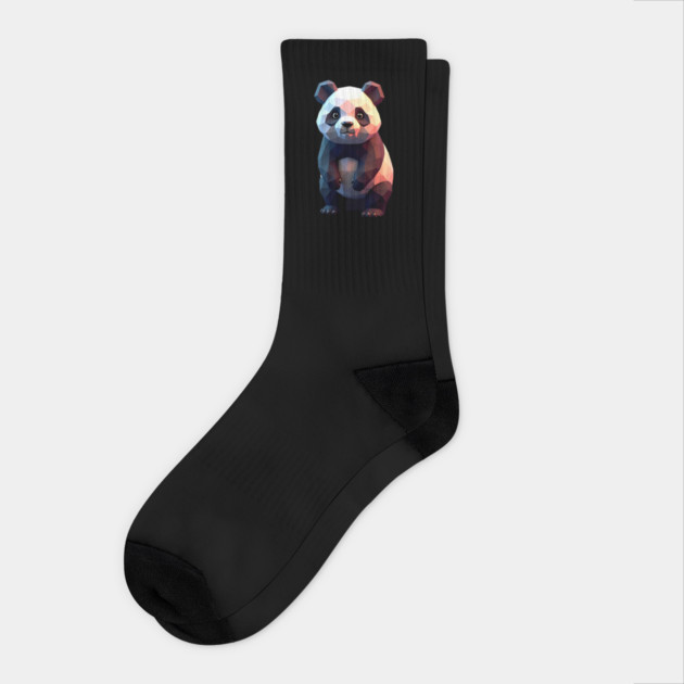 3D Kawaii Panda Socks by animegirlnft