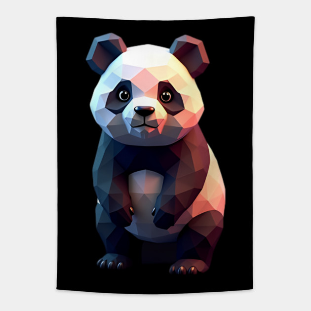 3D Kawaii Panda Tapestry by animegirlnft
