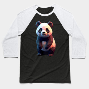 3D Kawaii Panda Baseball T-Shirt