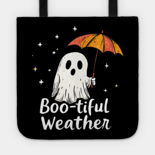 Boo-tiful Weather Ghost with Umbrella Tote