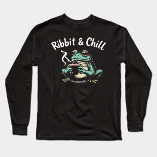 Ribbit & Chill Frog Comfort Long Sleeve T-Shirt