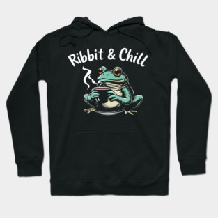 Ribbit & Chill Frog Comfort Hoodie