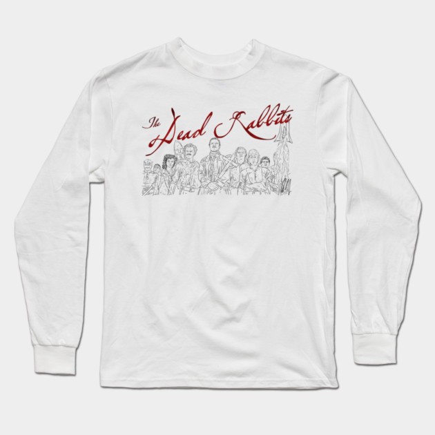 Gangs of New York: The Dead Rabbits [Outline] Long Sleeve T-Shirt by 51Deesigns