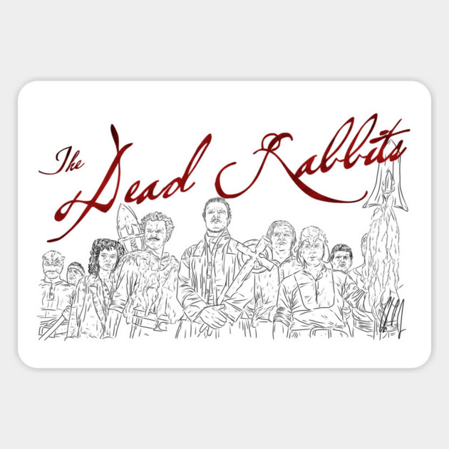 Gangs of New York: The Dead Rabbits [Outline] Magnet by 51Deesigns