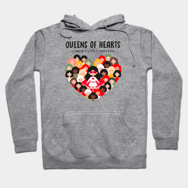 QUEENS OF HEARTS Hoodie by Fabrik