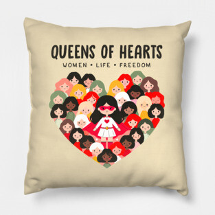 QUEENS OF HEARTS Pillow