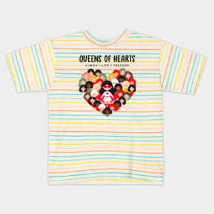 QUEENS OF HEARTS Kids T-Shirt