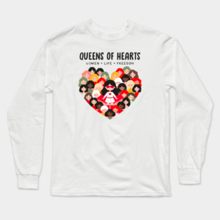 QUEENS OF HEARTS Long Sleeve T-Shirt