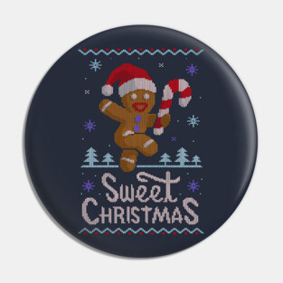 Sweet Christmas Ugly Sweater Pin