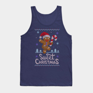 Sweet Christmas Ugly Sweater Tank Top