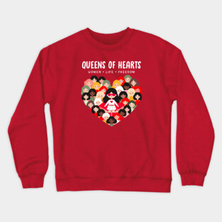 QUEENS OF HEARTS Crewneck Sweatshirt