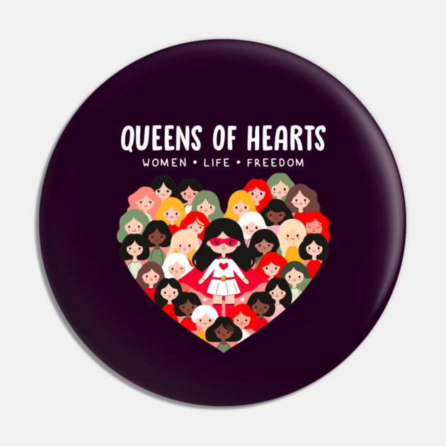QUEENS OF HEARTS Pin by Fabrik