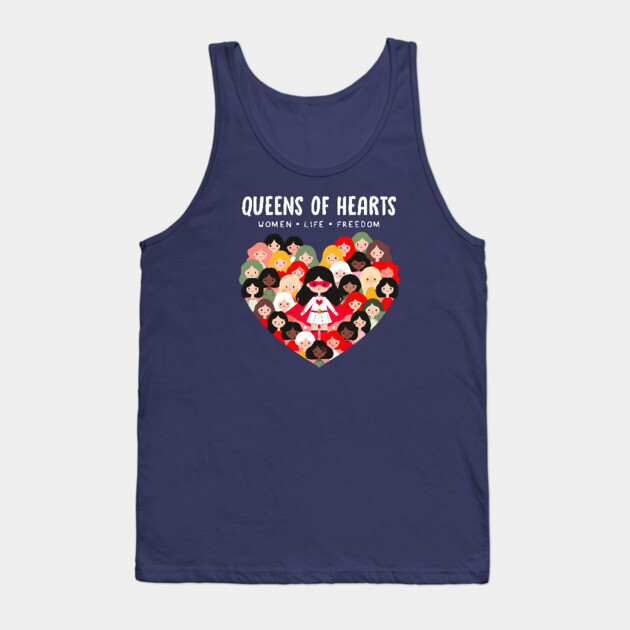 QUEENS OF HEARTS Tank Top by Fabrik