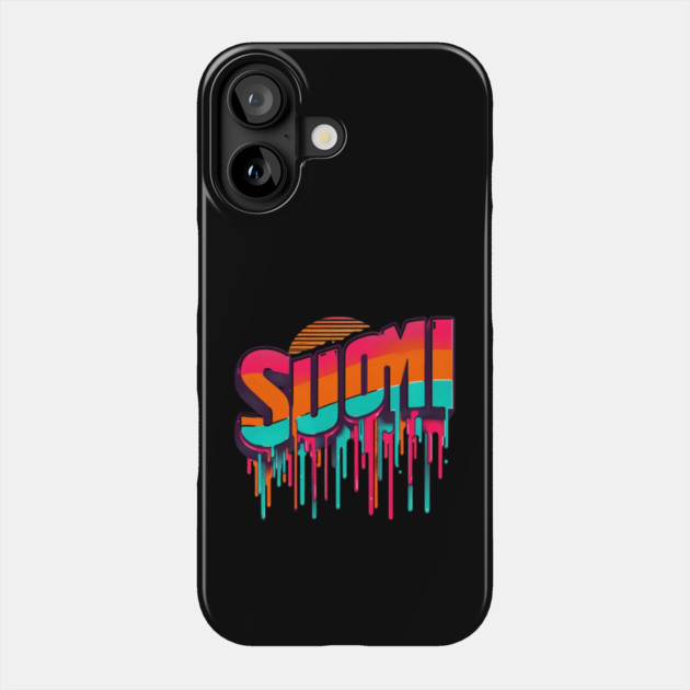 Suomi Retro Vibes: A Bold Twist on Classic Finnish Design Phone Case by Ben's Store 1