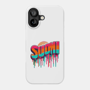 Suomi Retro Vibes: A Bold Twist on Classic Finnish Design Phone Case