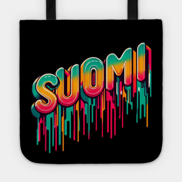 Suomi-Finland Retro Nostalgic Vintage Tote by Ben's Store 1