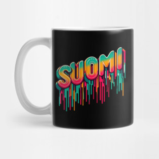 Suomi-Finland Retro Nostalgic Vintage Mug