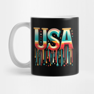Vintage USA: A Retro Tribute to American Spirit Mug