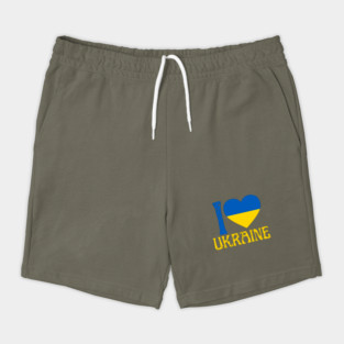 I Love Ukraine Shorts