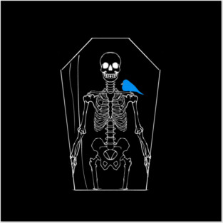 Skeleton Posters and Art