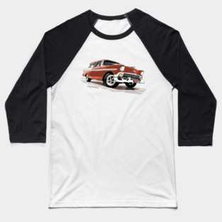 Bronze 56 Chevrolet Bel Air Nomad Baseball T-Shirt