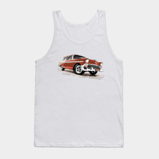 Bronze 56 Chevrolet Bel Air Nomad Tank Top