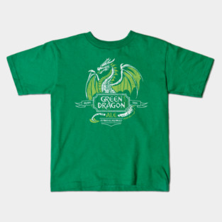 Green Dragon Ale St Patty's Day Edition Kids T-Shirt