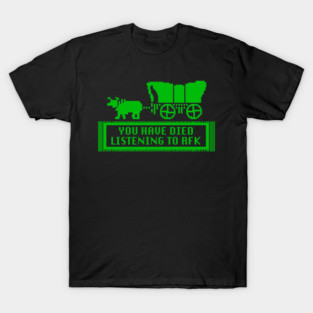 You Have Died Listening to RFK- The Worst American Trail- Retro Gaming Political Humor T-Shirt