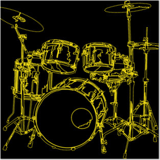 drums Posters and Art