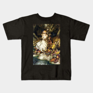 The Goblin Market - Arthur Rackham Kids T-Shirt