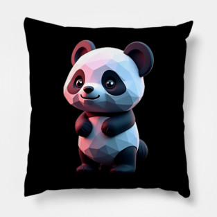 Kawaii Baby Panda 3D Pillow