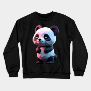 Kawaii Baby Panda 3D Crewneck Sweatshirt